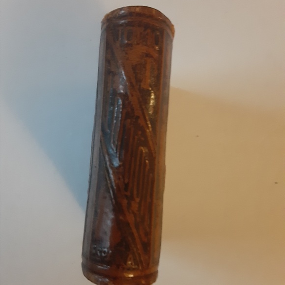 Vintage Spanish Leather Embossed Matchbox holder Cover 1960s - Picture 5 of 5